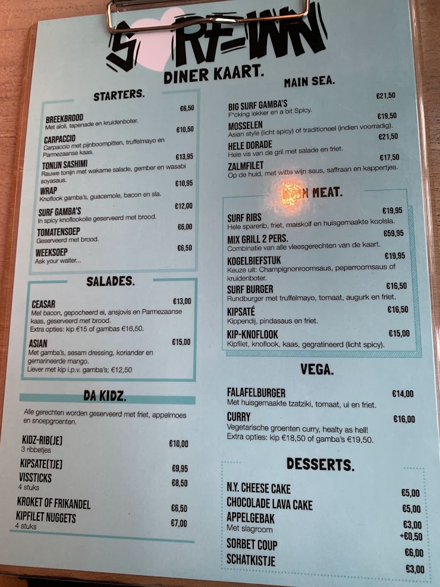 Menu Eetcafe Surf-Inn-7
